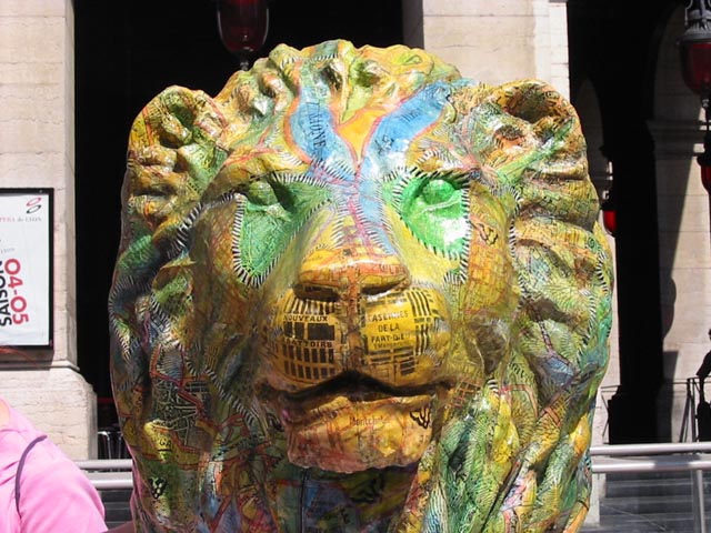 N°01, détail 1 
 - José ARCÉ - Place de la Comédie - Lyon 1er