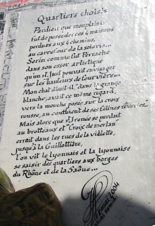 N°01, détail 3 
 - José ARCÉ - Place de la Comédie - Lyon 1er