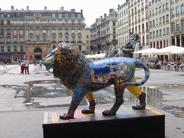 N°03, vue 1 
 - Jocelyne BEAUGRAND-TUAL - Place des Terreaux (Htel de Ville) - Lyon 1er
