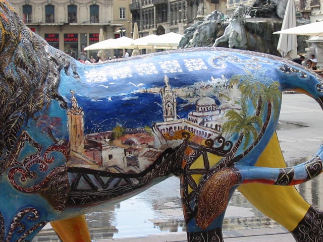 N°03, détail 1 
 - Jocelyne BEAUGRAND-TUAL - Place des Terreaux (Htel de Ville) - Lyon 1er