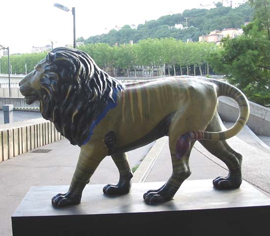 N°04, vue 3 
 - Michèle BERTHET - Quai de la Pcherie (entrée parking Lyon Parc Auto) - Lyon 1er