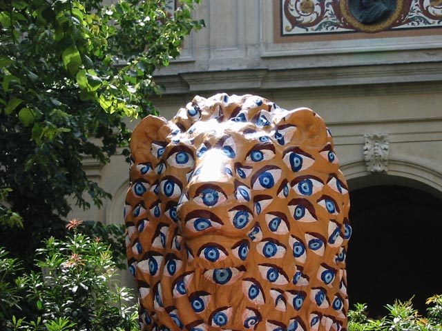 N°07, détail 1 
 - Hervé DI ROSA - Jardin du Musée des Beaux-Arts Place des Terreaux - Lyon 1er