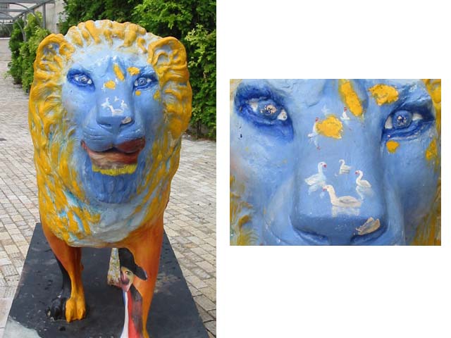 N°09, détail 1 
 - José DE LÉÒN - Esplanade de la Montée de la Grande Cte - Lyon 1er