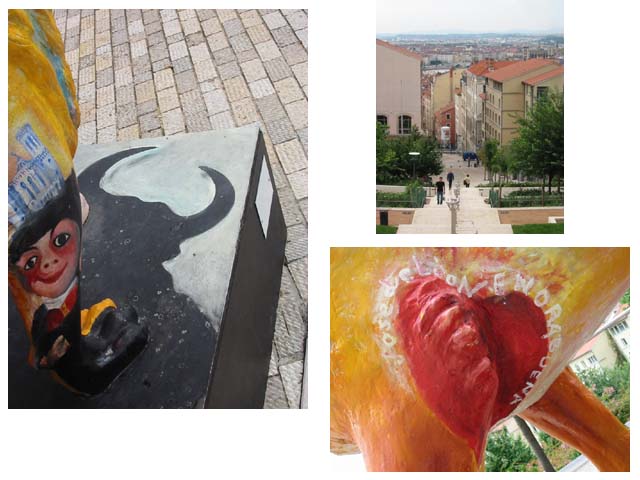 N°09, détail 8 
 - José DE LÉÒN - Esplanade de la Montée de la Grande Cte - Lyon 1er