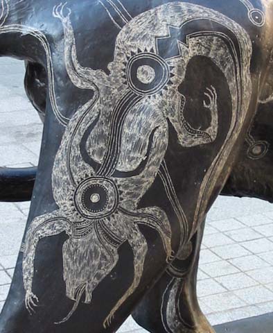 N°11, détail 3 
 - François BURLAND - Place de la Bourse - Lyon 2e