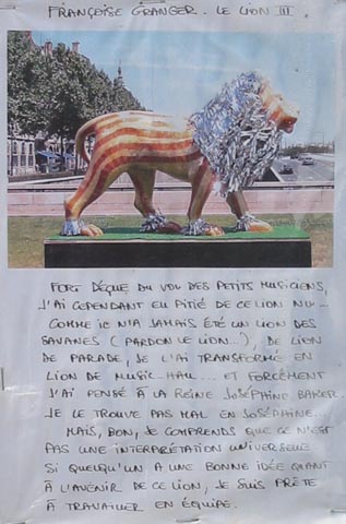N°19, détail 2 
 - Françoise GRANGER - Place Antonin Poncet (sommet de lembarcadère) - Lyon 2e
