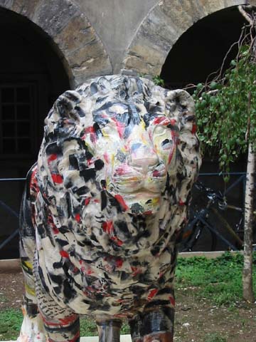 N°20, détail 4 
 - Anne GUERRANT - Htel Dieu (Cour de lArbre) - Lyon 2e