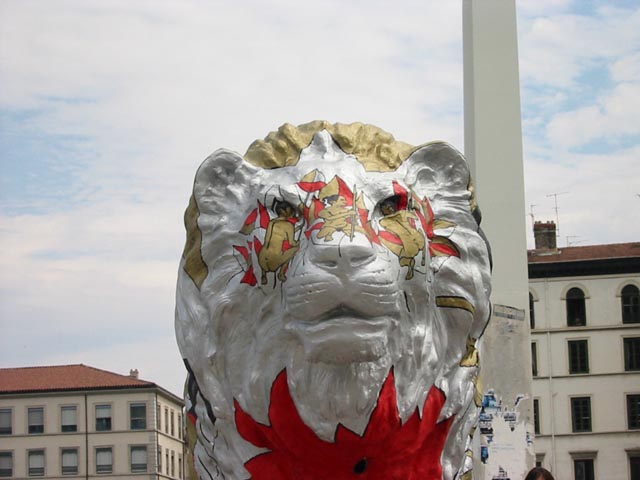 N°38, détail 1 
 - Gérard MATHIE - Pont Bonaparte (Rive droite) - Lyon 5e