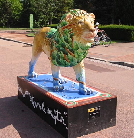 N°43, vue 2 
 - Sylvie MARGOT - Parc de la Tte dOr (Porte du lycée) - Lyon 6e
