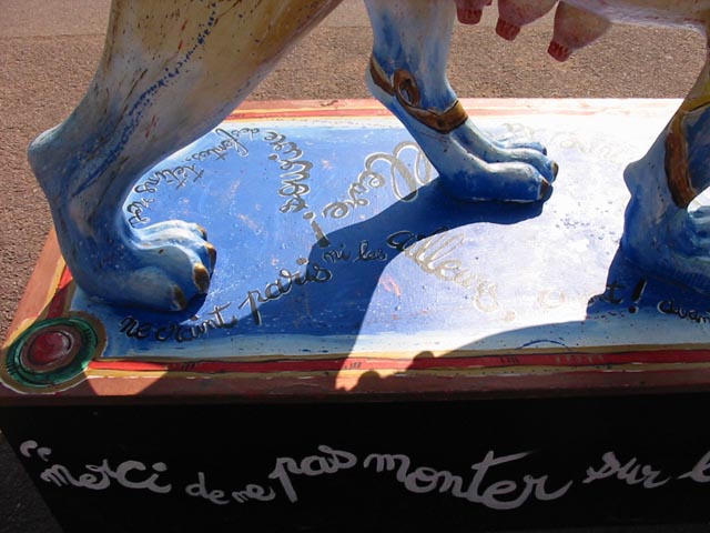 N°43, détail 1 
 - Sylvie MARGOT - Parc de la Tte dOr (Porte du lycée) - Lyon 6e