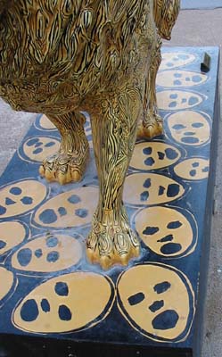 N°45, détail 1 
 - Alain POUILLET - Place Lyautey - Lyon 6e