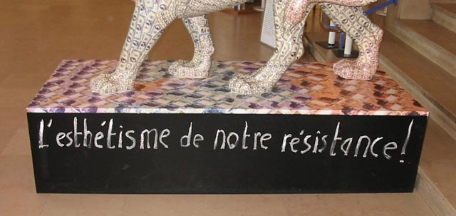 N°55, détail 4 
 - Gille ROUSSI - Mairie du 8e (12, avenue Jean Mermoz) - Lyon 8e